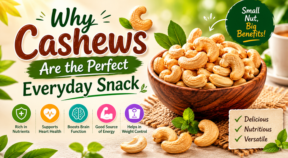 Why Cashews Are the Perfect Everyday Snack