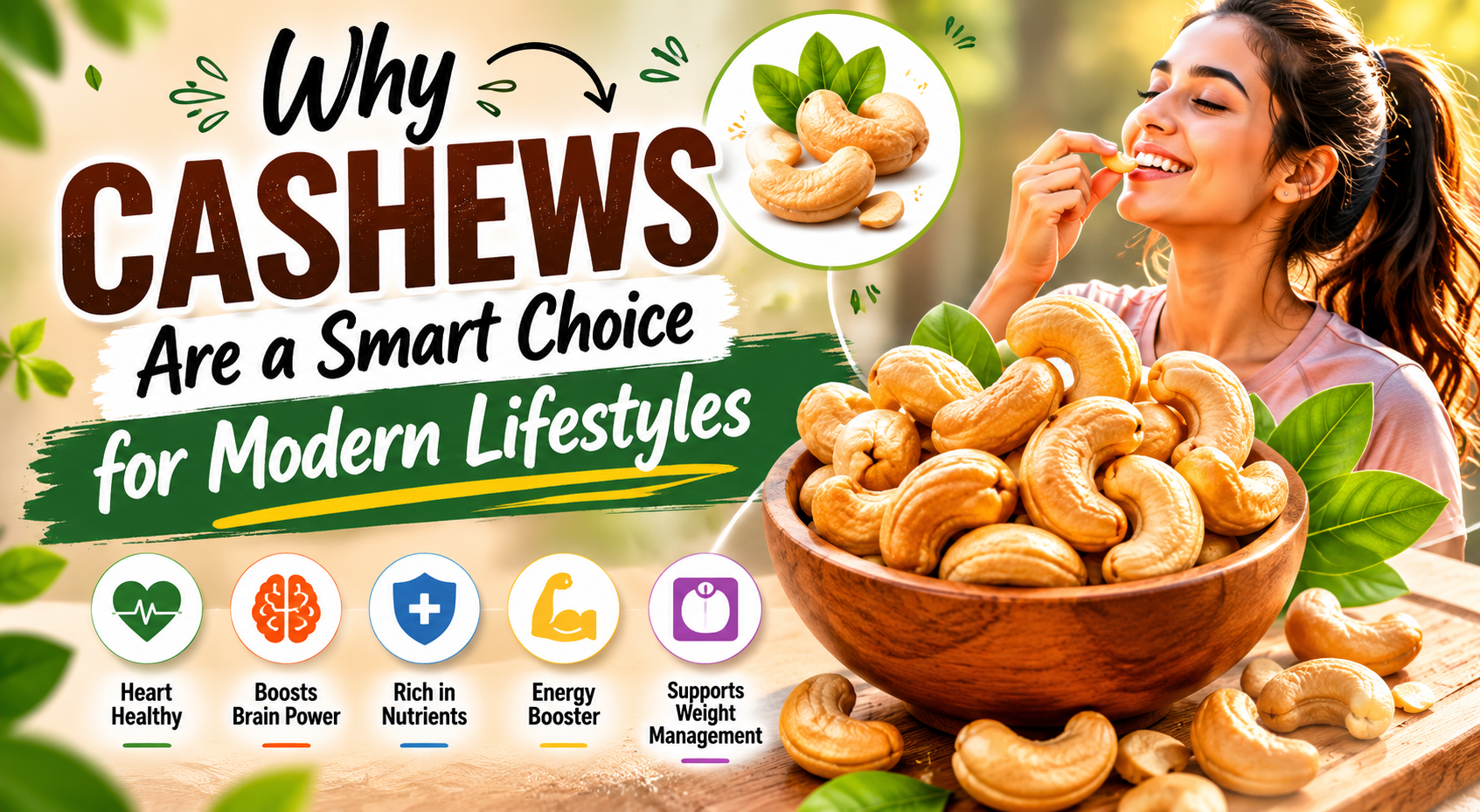 Why Cashews Are a Smart Choice for Modern Lifestyles