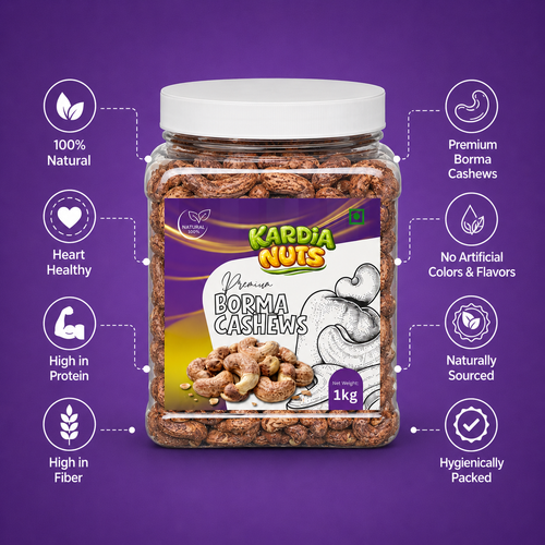Kardia Nuts Premium Borma Cashews