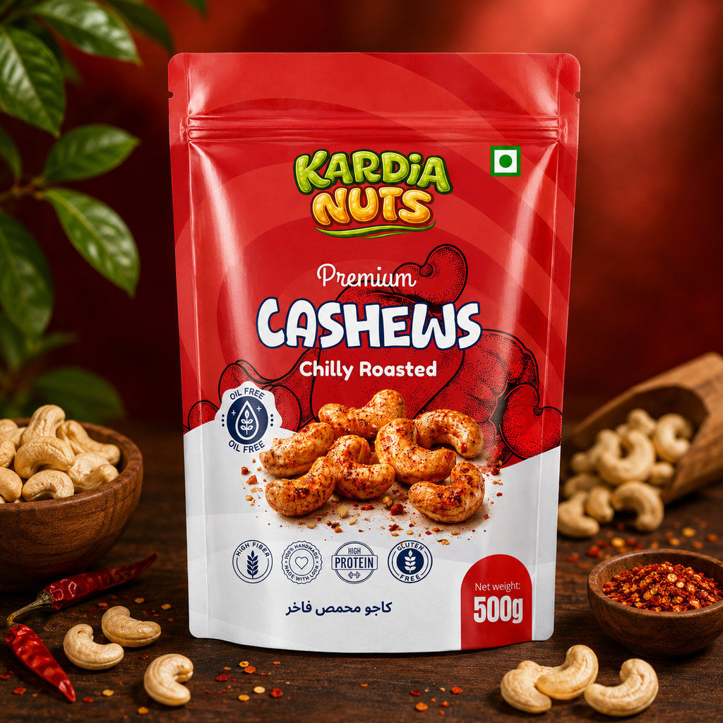 Chilly Roasted Cashews