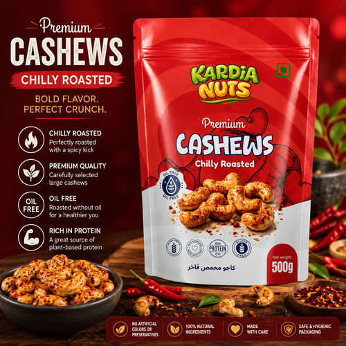 Chilly Roasted Cashews