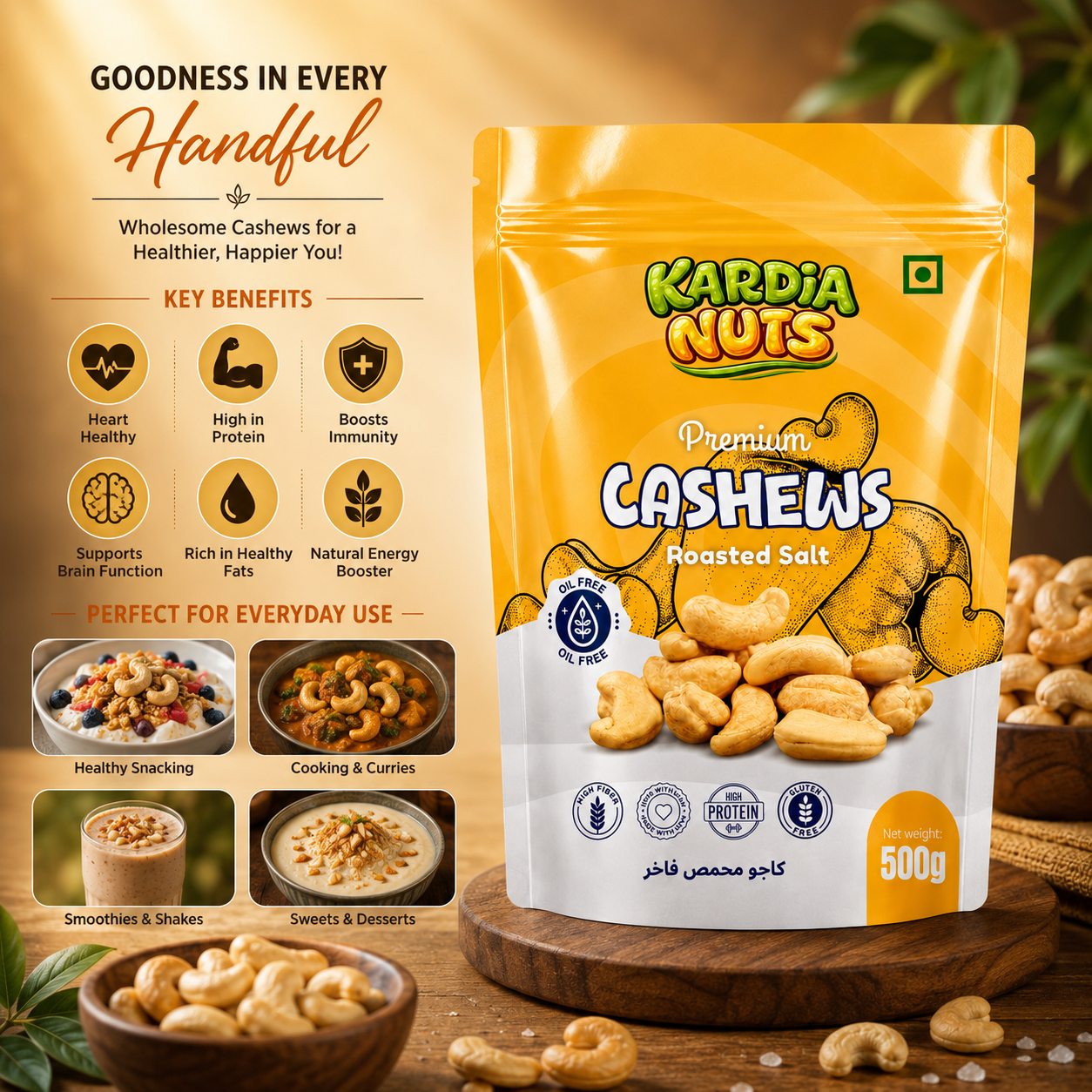 Roasted Salt Cashews