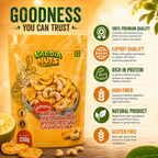Kardia Vacuum Fried Jackfruit & Roasted Salt Cashews Mix